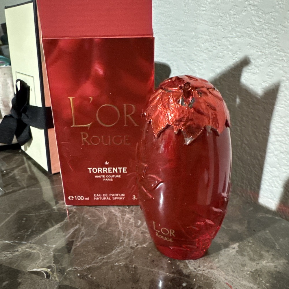 L' OR ROUGE DE TORRENTE 3.4 oz EDP Parfum Woman's Haute Couture France Red